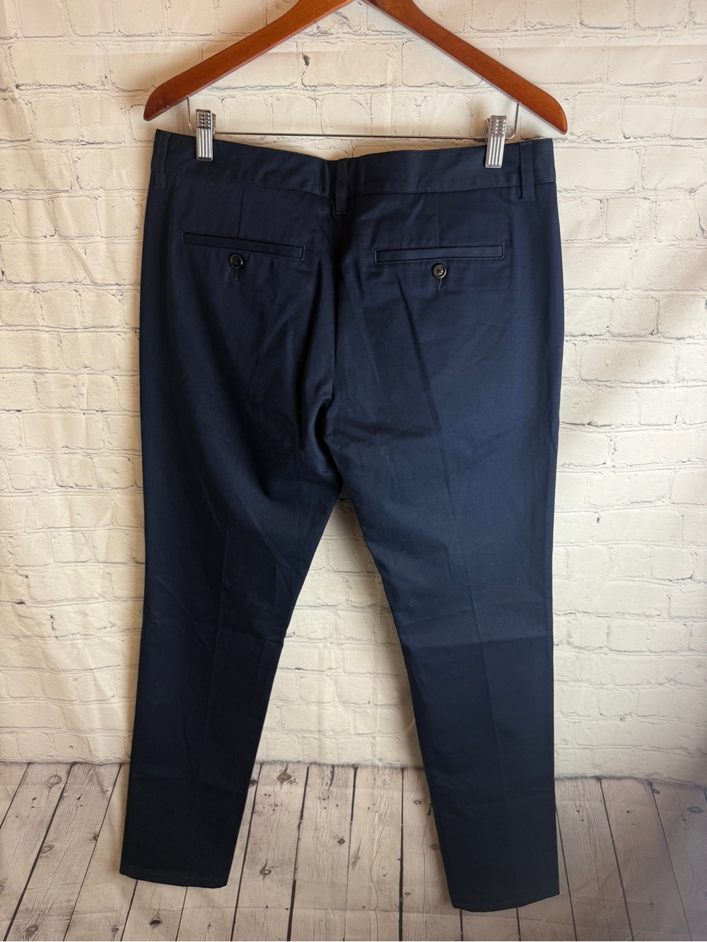 Ami Paris Alexandre Mattiussi Straight-leg Trousers In Blue Large - Picture 14 of 14